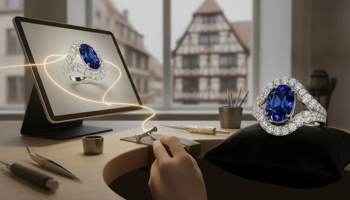 L'Art de la Joaillerie : De l'Idée à la Bague d'Exception à Strasbourg