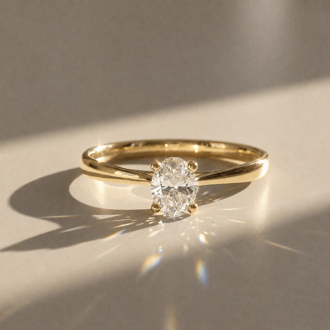 Baby Lya - Bague de fiançailles solitaire 0,30 carat