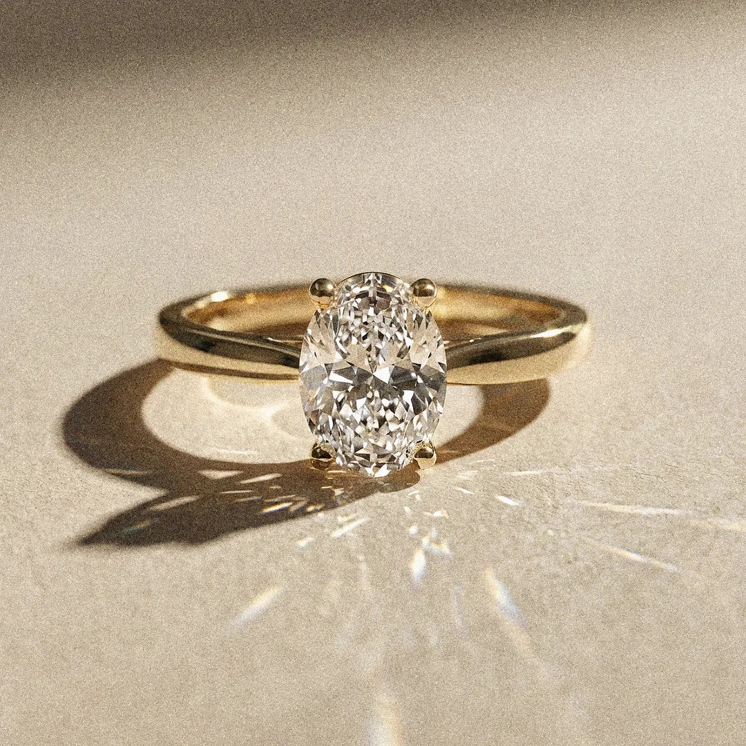 Lya - Bague de fiançailles solitaire