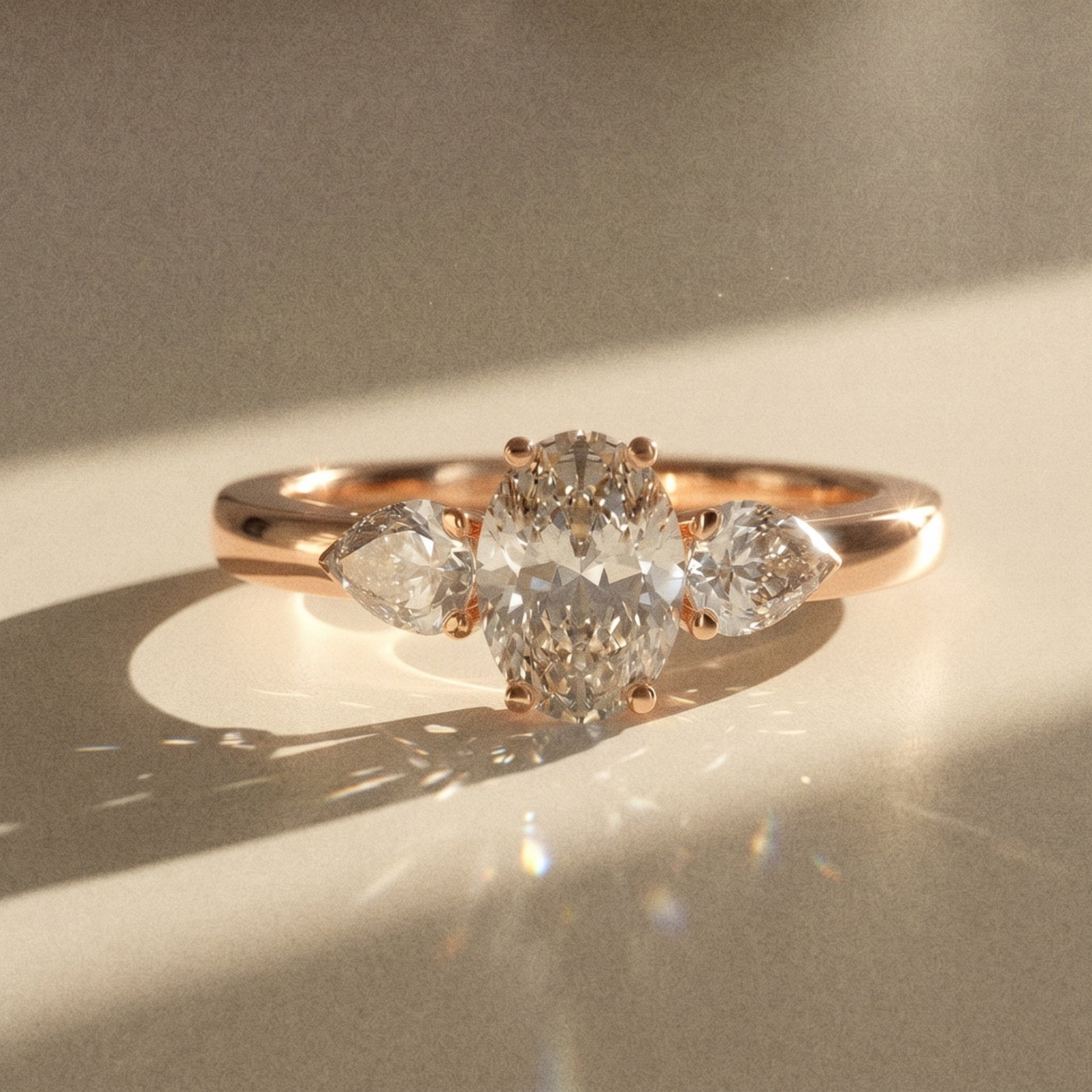 Héra - Bague de fiançailles solitaire accompagné
