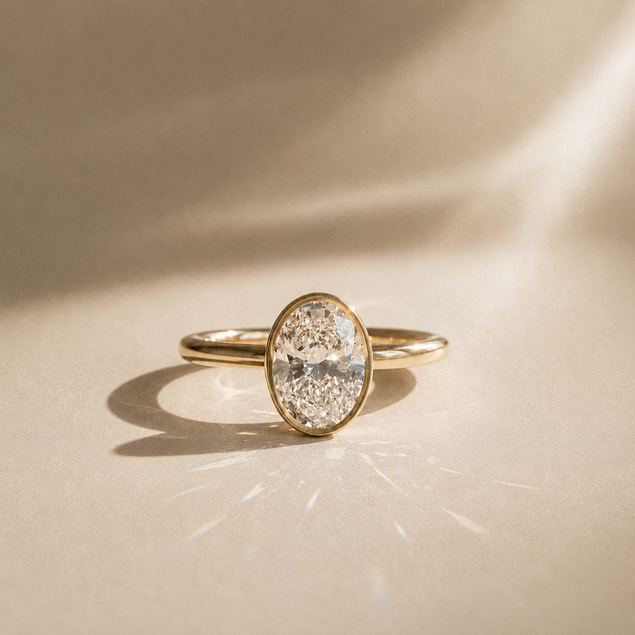Lantana - Emerald and Baguette Cut Stone Engagement Ring
