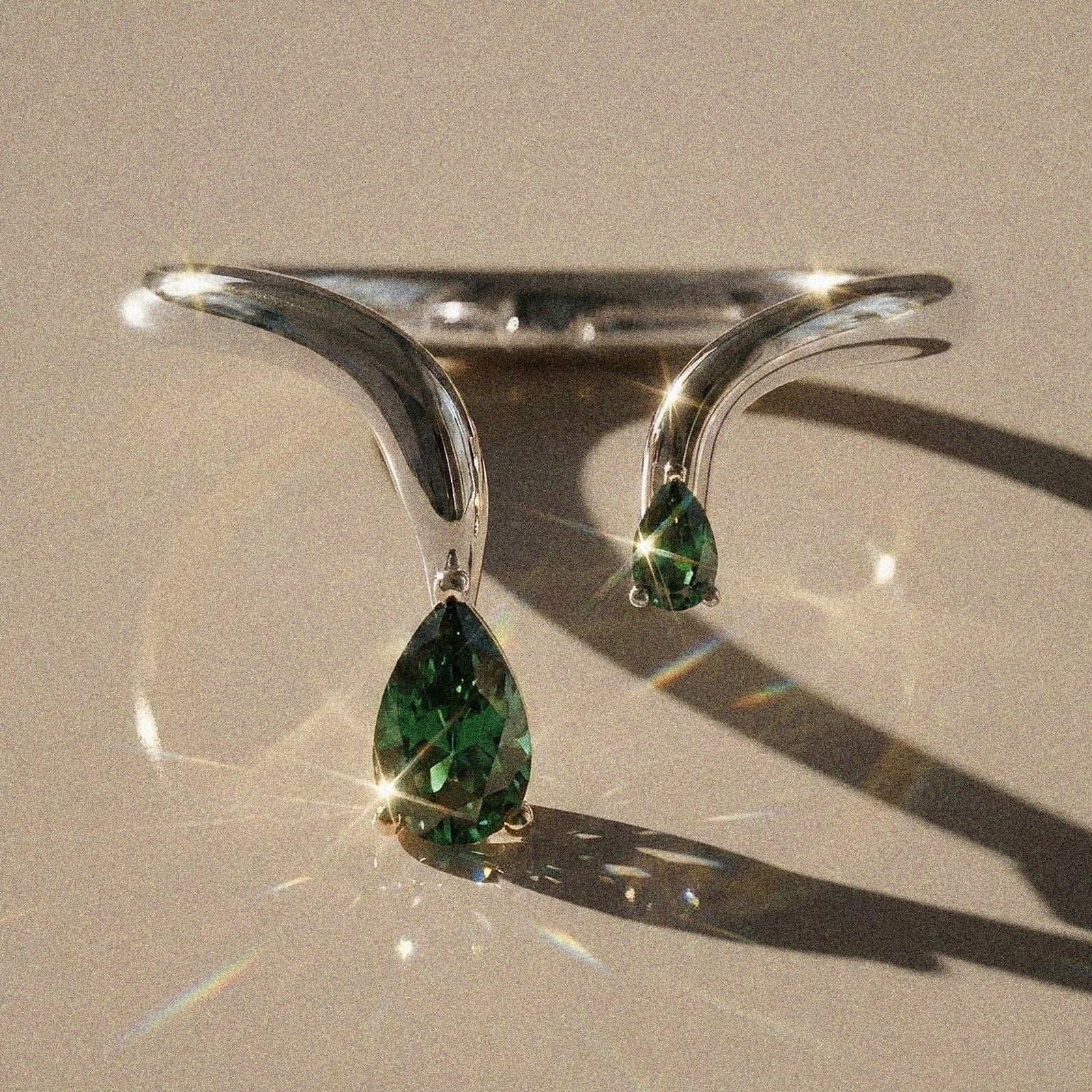 Celeste - bague de fiançailles taille poire