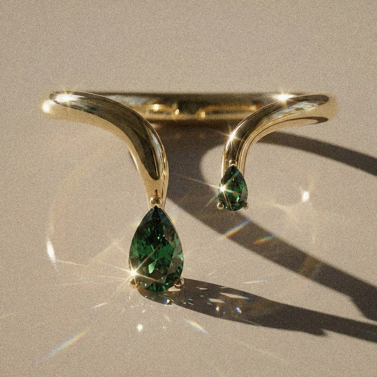 Celeste - bague de fiançailles taille poire