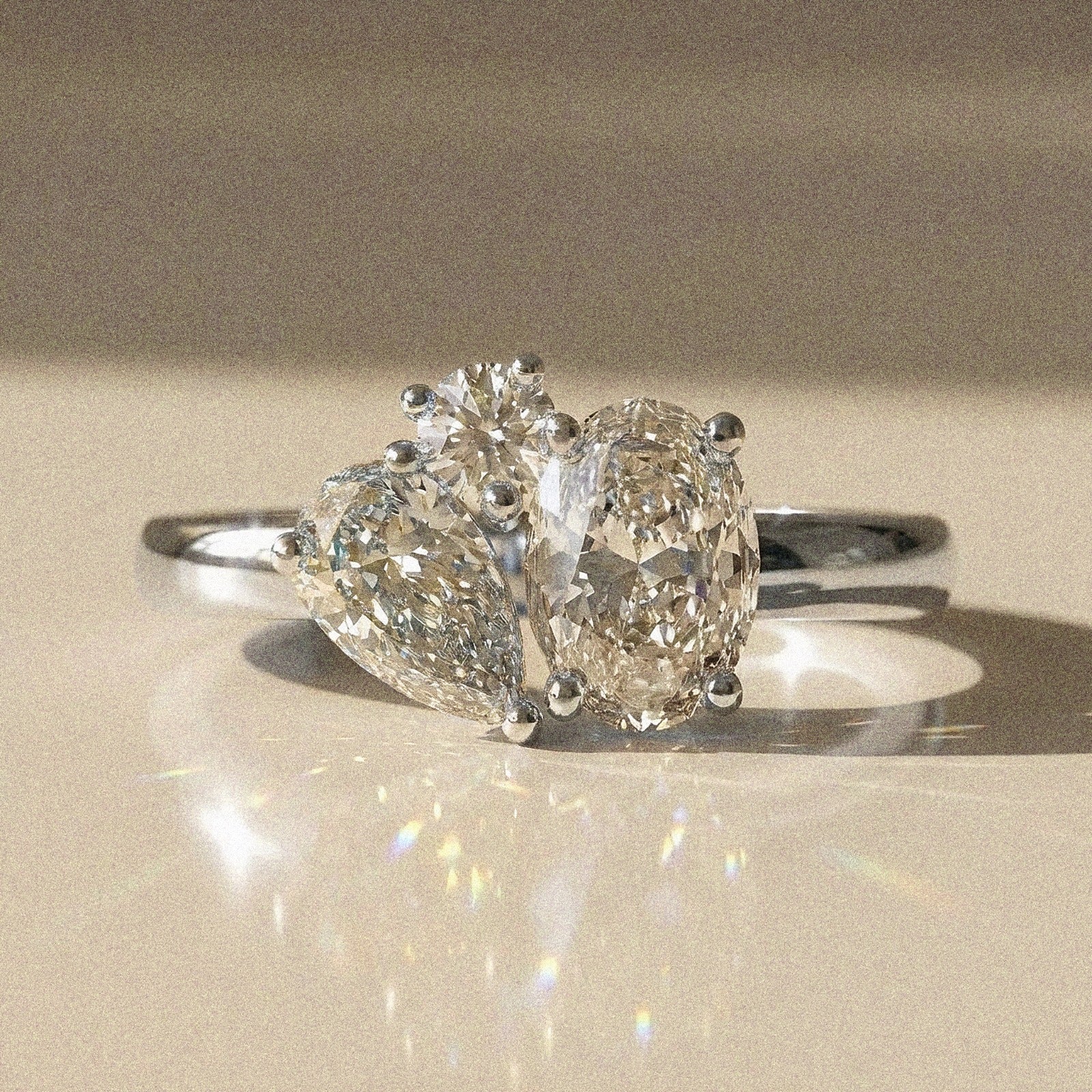 Family - Bague de fiançailles Toi&Moi