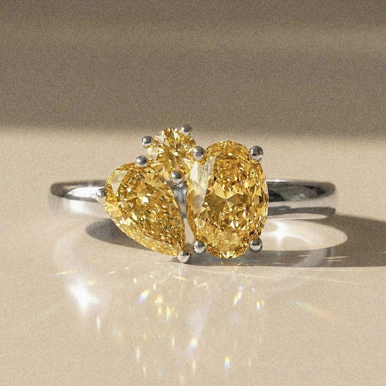 Family - Bague de fiançailles Toi&Moi