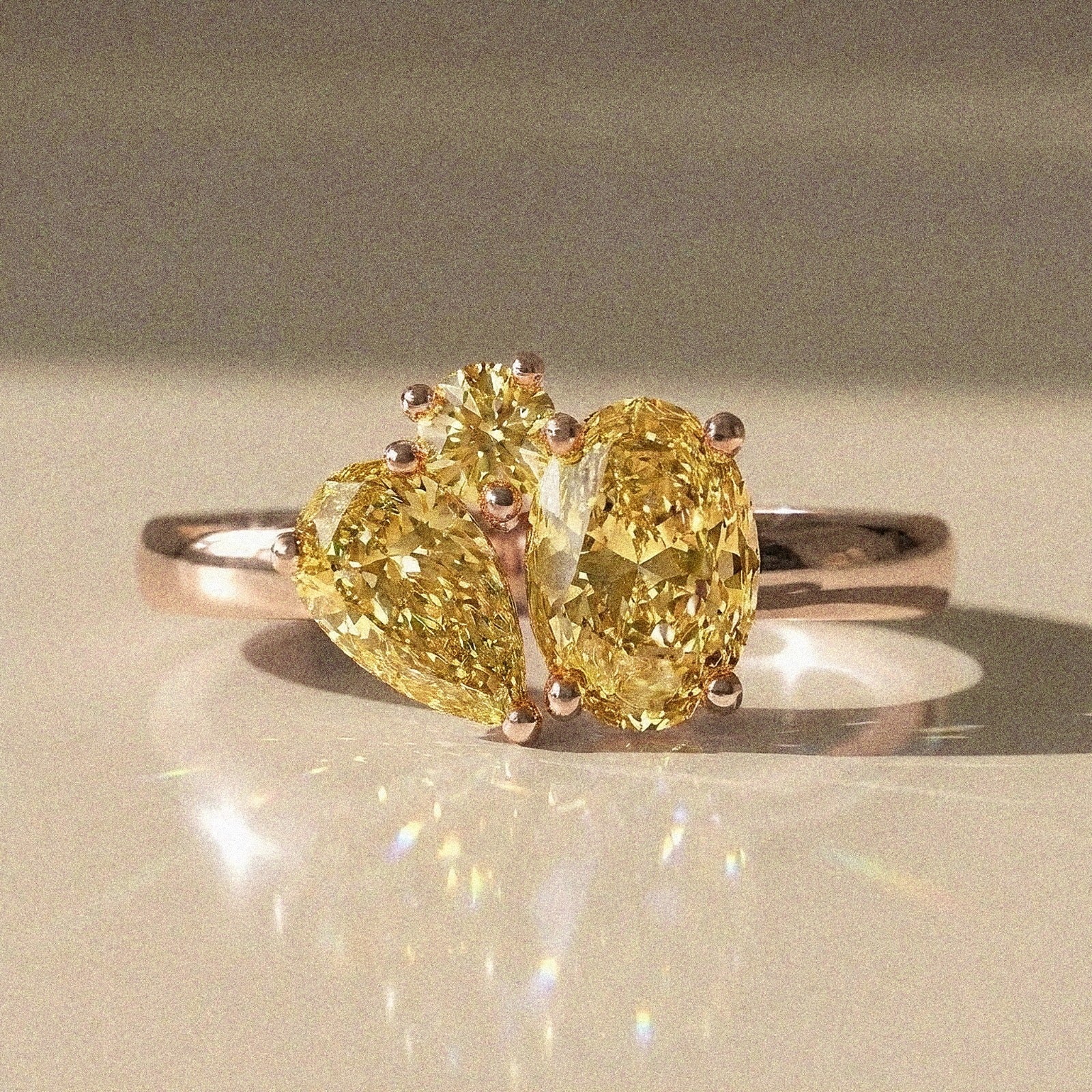 Family - Bague de fiançailles Toi&Moi