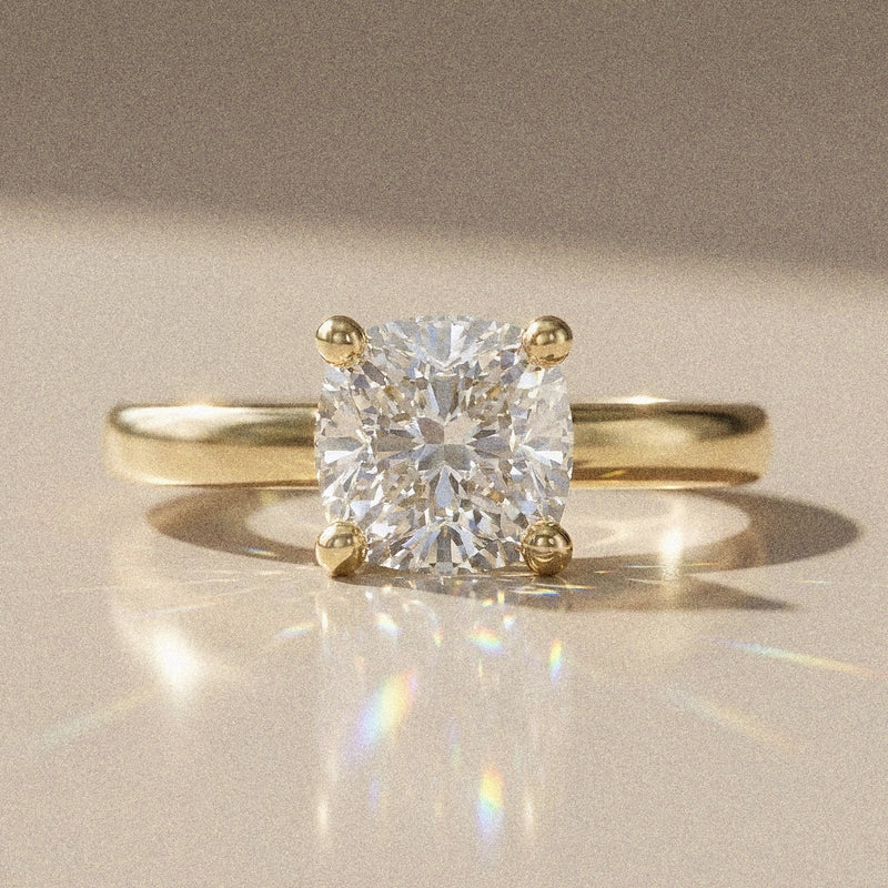 Bague Vaena – Solitaire diamant coussin 1,5 ct