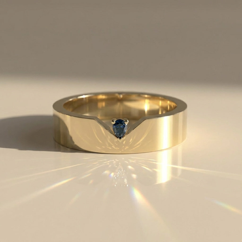 Santo mixed alliance – pear-cut stone