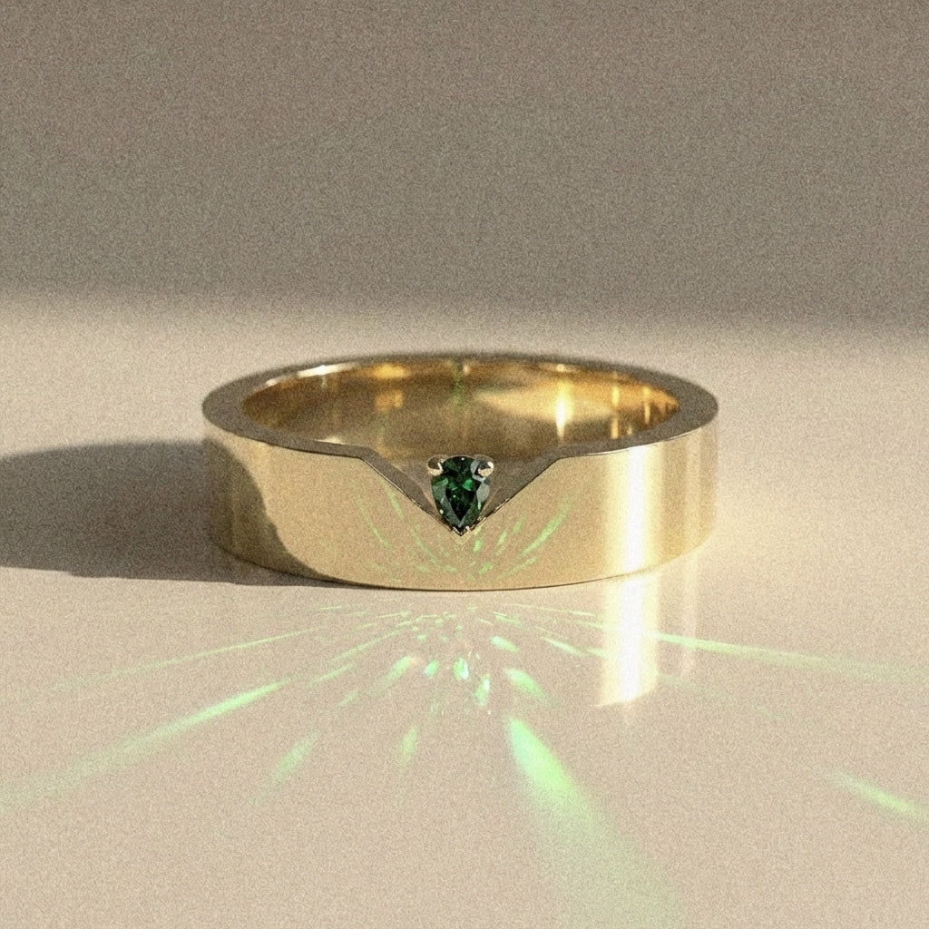 Santo mixed alliance – pear-cut stone