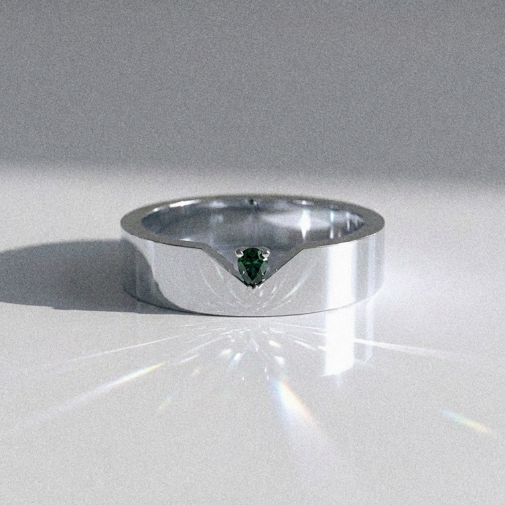 Santo mixed alliance – pear-cut stone