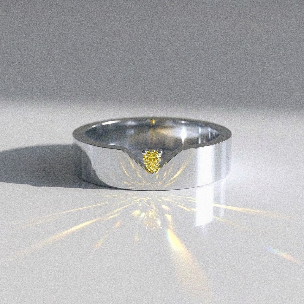 Santo mixed alliance – pear-cut stone