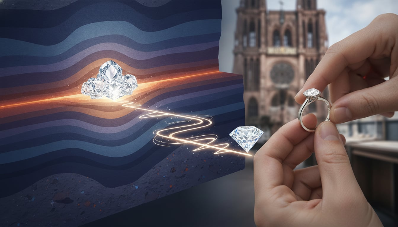Au Cœur du Diamant : De la Terre à Votre Bague de Fiançailles à Strasbourg