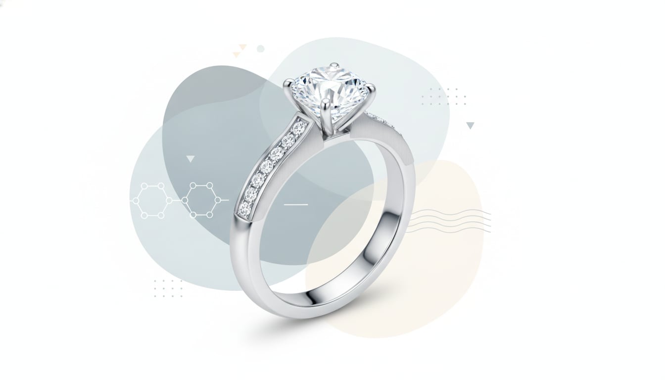 Platine : L'Élégance Durable pour une Bague de Fiançailles Quotidienne