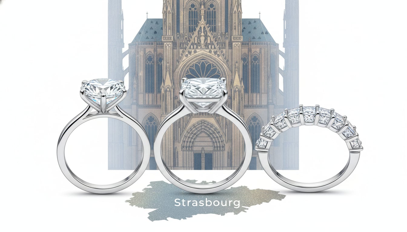 Sertissages de Diamants : Révéler l'Éclat de Votre Bague de Fiançailles à Strasbourg