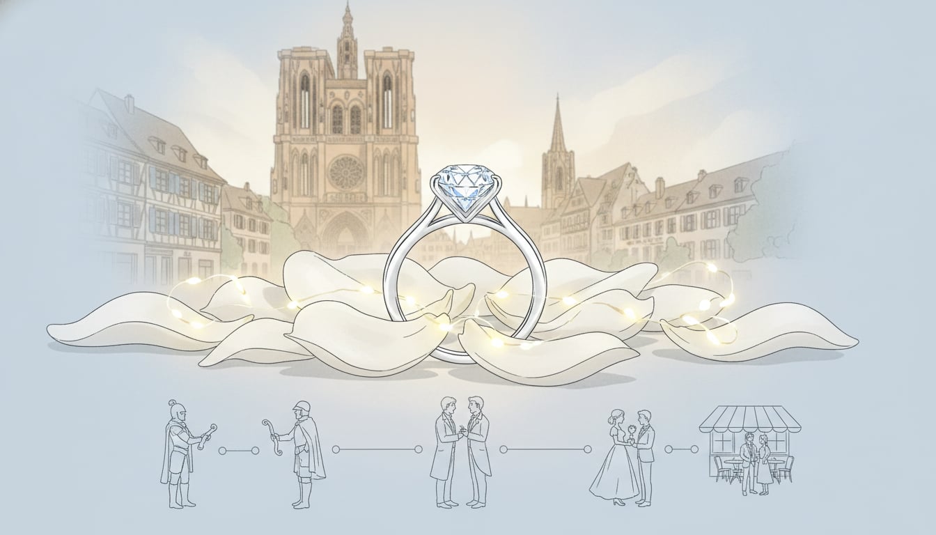 Demande en Mariage : Récits et Traditions d'Hier à Aujourd'hui à Strasbourg