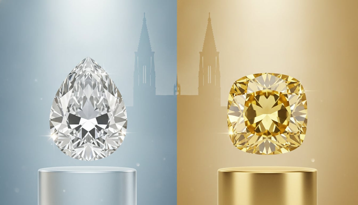 Diamant Blanc et Diamant Jaune : Explorer Leurs Différences pour un Choix Lumineux à Strasbourg