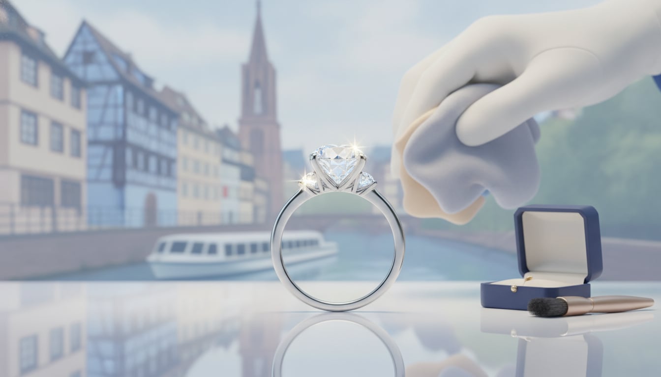 Préserver l'Éclat de Votre Bague de Fiançailles : Guide à Strasbourg