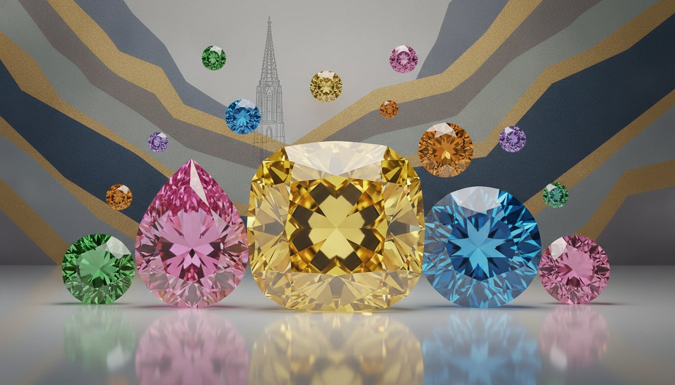 Les Diamants de Couleur : Un Monde de Rareté et d'Éclat Fascinant pour Votre Bague de Fiançailles