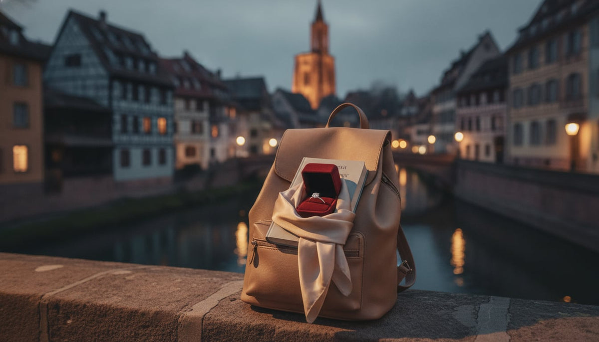 Transporter et Cacher la Bague : Guide Discret pour une Demande en Mariage Réussie à Strasbourg
