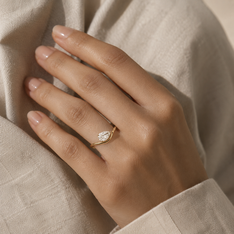 Adèle - Bague de fiançailles