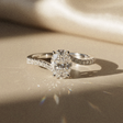Lantana - Emerald and Baguette Cut Stone Engagement Ring