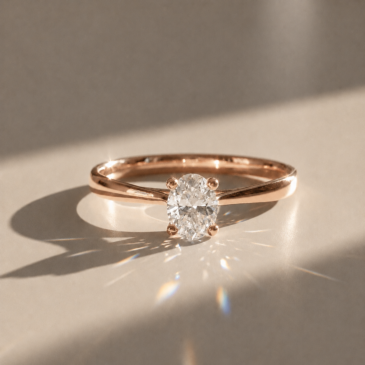 Baby Lya - Bague de fiançailles solitaire 0,30 carat