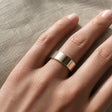 Kotor men's wedding band in 750 gold