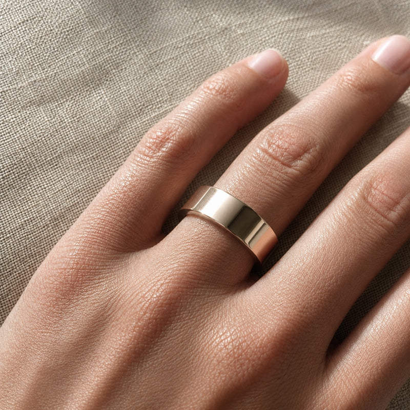 Kotor men's wedding band in 750 gold