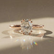 Léonie Ring – Oval Diamond Solitaire