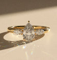 Victoria - Pear-shaped solitaire engagement ring