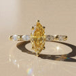 Ambre - bague de fiançailles marquise