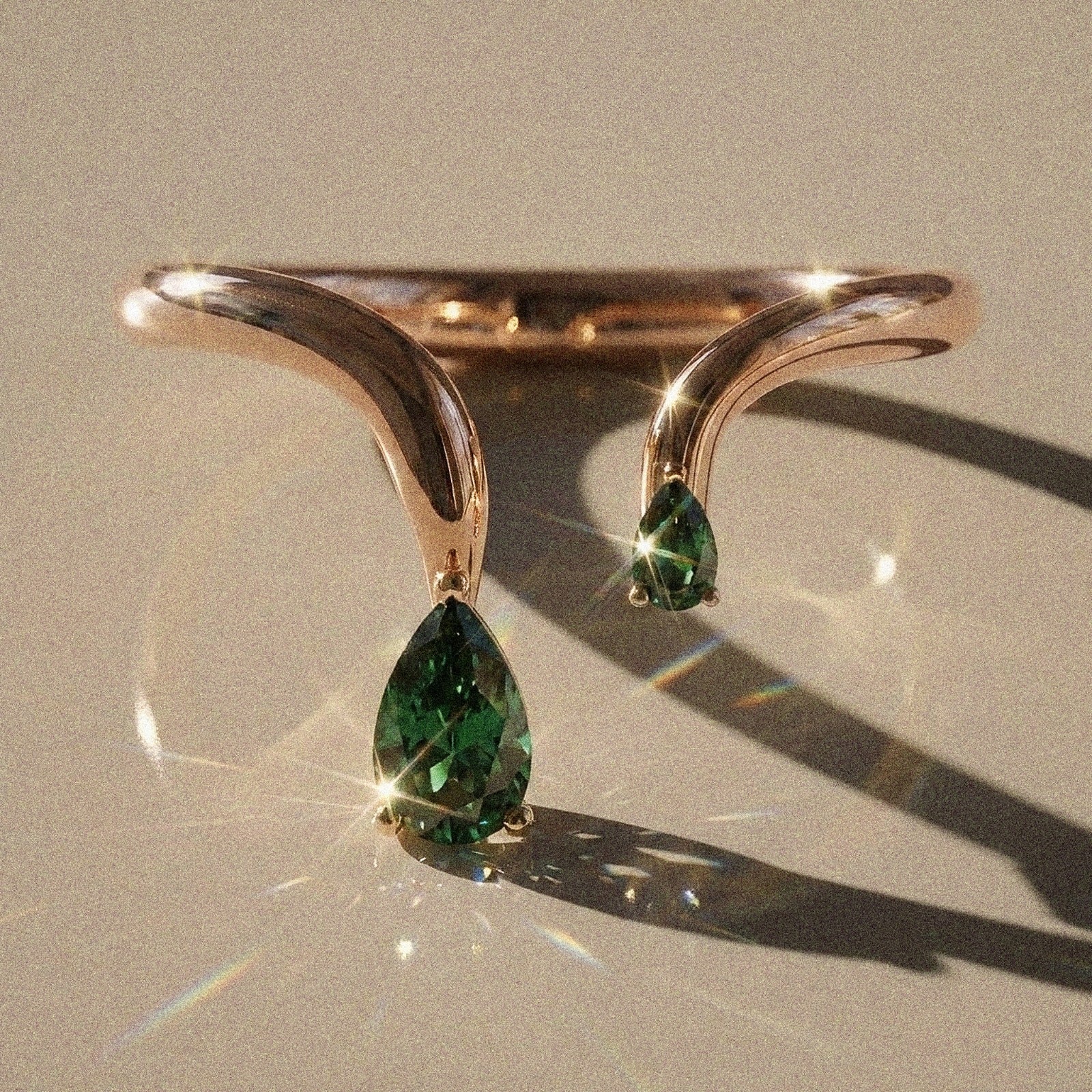 Celeste - bague de fiançailles taille poire