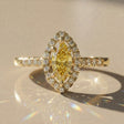 Tiarella - Bague de fiançailles diamant marquise
