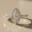 Tiarella - Bague de fiançailles diamant marquise