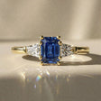 Olea - Bague de fiançailles pierre radiant épaulée