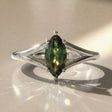 Labelia - Bague de fiançailles solitaire pierre navette