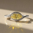 Lunaria - Marquise Stone Engagement Ring