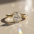 Olivine - Solitaire taille ovale 1,5 carat