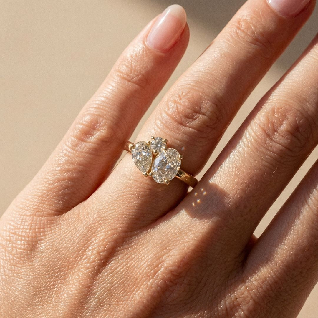 Family - Bague de fiançailles Toi&Moi