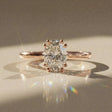 Léonie Ring – Oval Lab Diamond Solitaire
