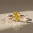 Léonie Ring – Oval Lab Diamond Solitaire