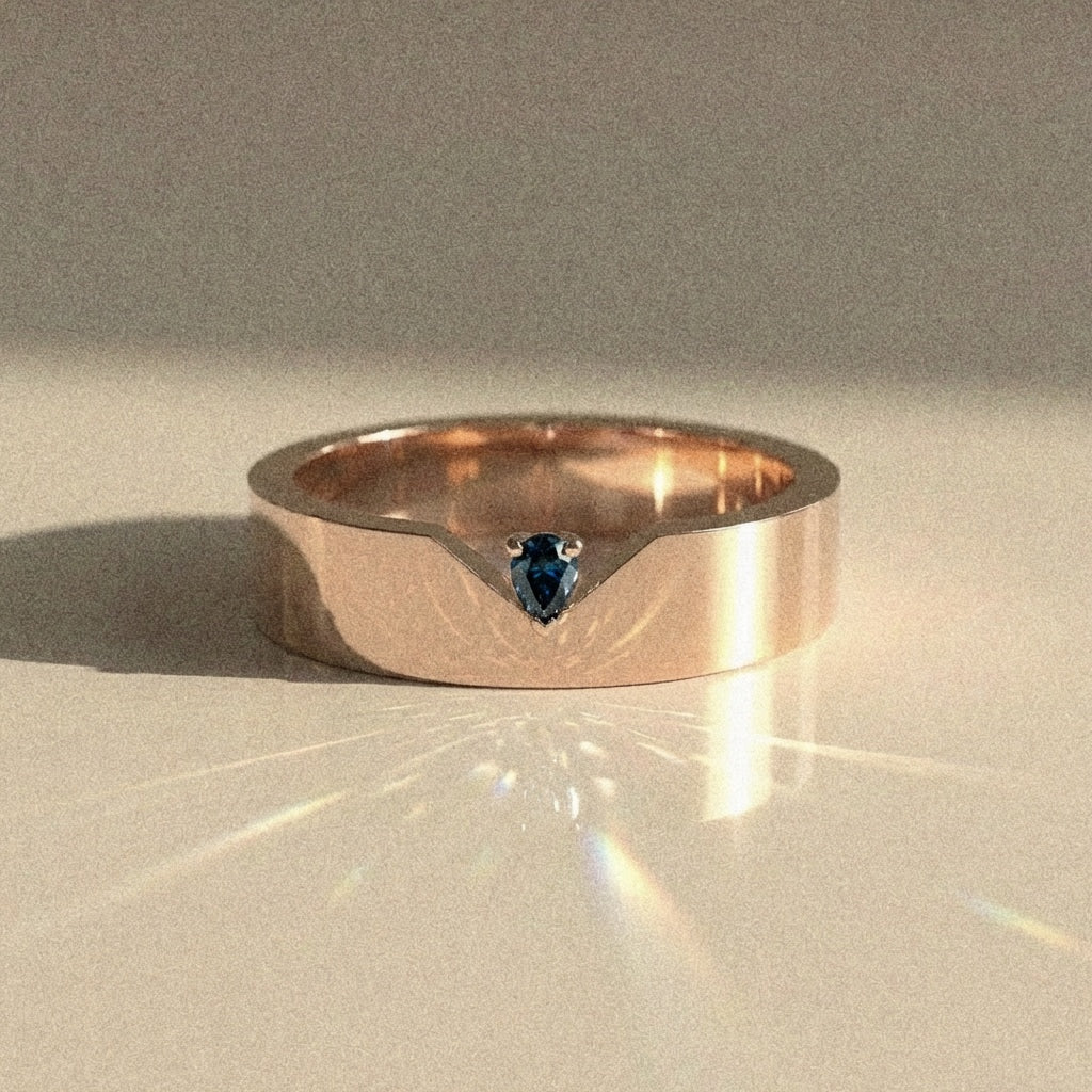 Santo mixed alliance – pear-cut stone