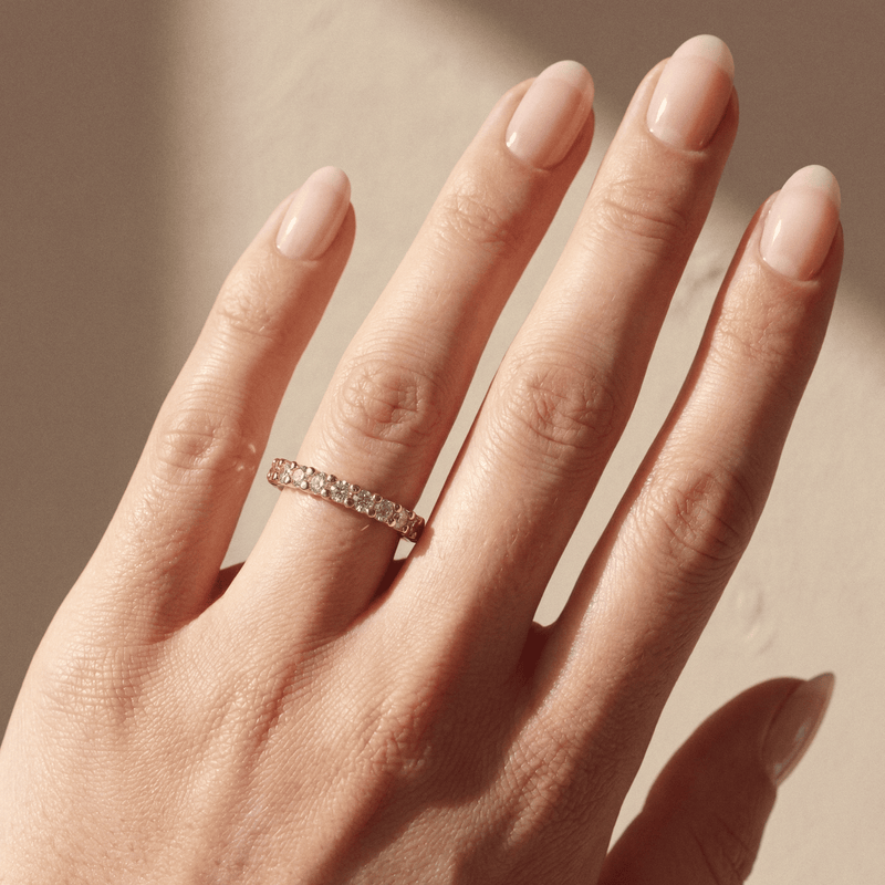 Alliance femme Hvar en or 750 – Diamant naturel rond brillant