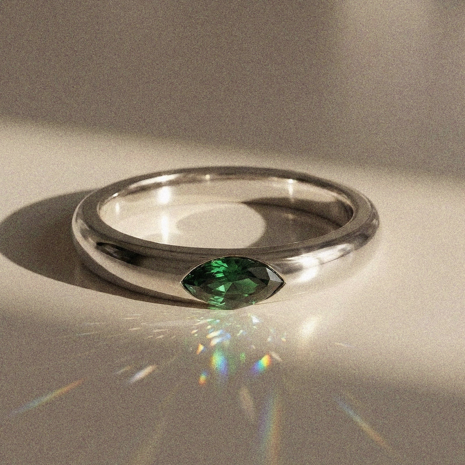 Alliance mixte Emera diamant naturel navette