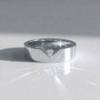 Alliance mixte Santo diamant naturel poire
