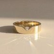 Alliance mixte Santo diamant naturel poire