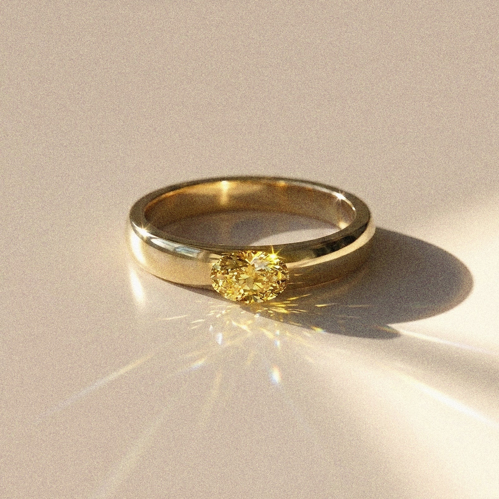 Alliance mixte Siem diamant naturel ovale