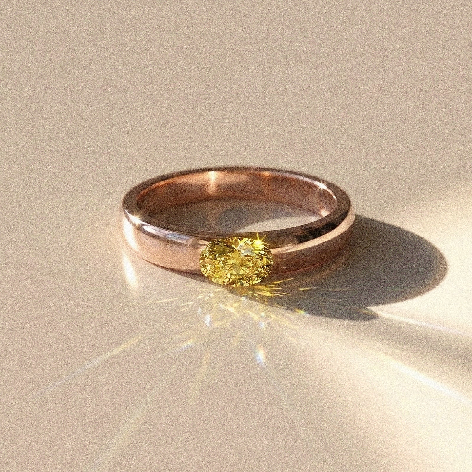 Alliance mixte Siem diamant naturel ovale