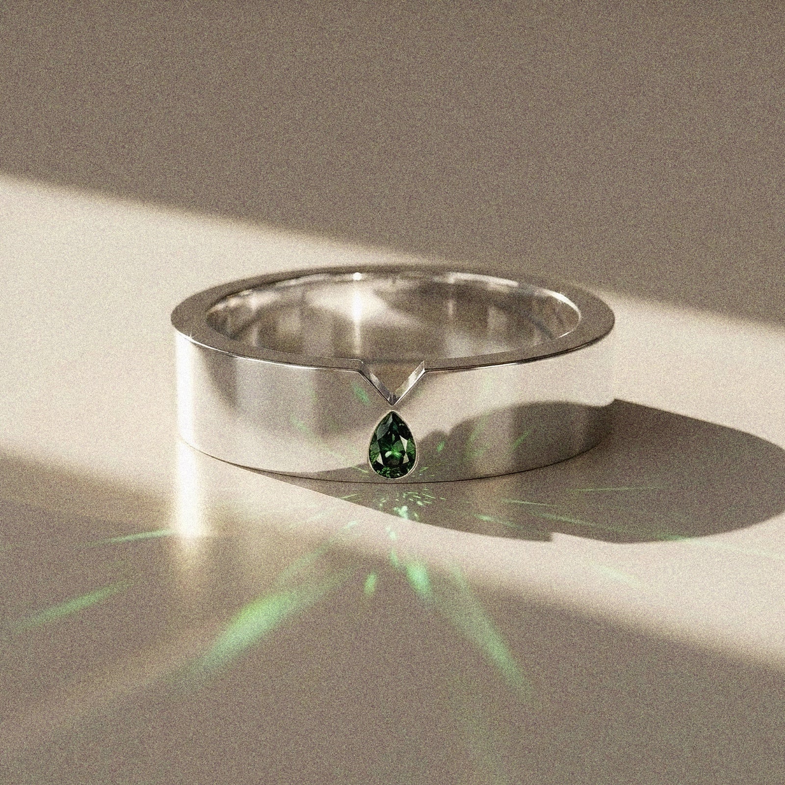 Alliance mixte Torres diamant naturel poire