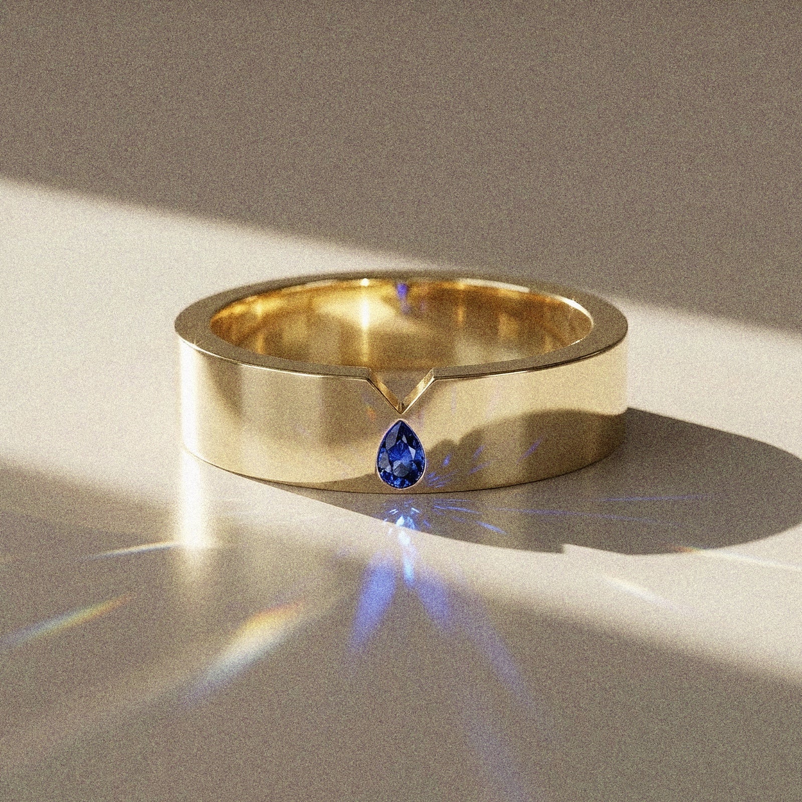 Alliance mixte Torres diamant naturel poire